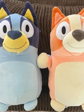 Bluey Bingo Plush Set Lot Of 2 Stuffed Animal Toy 12” EUC